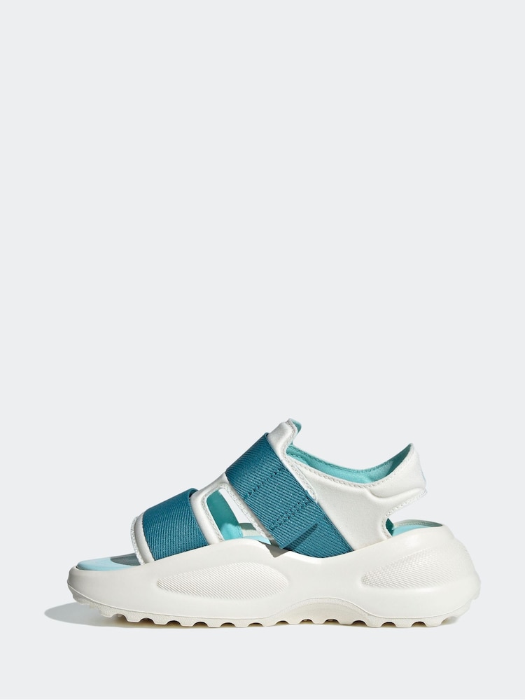 adidas White Kids Mehana Sandals - Image 2 of 8