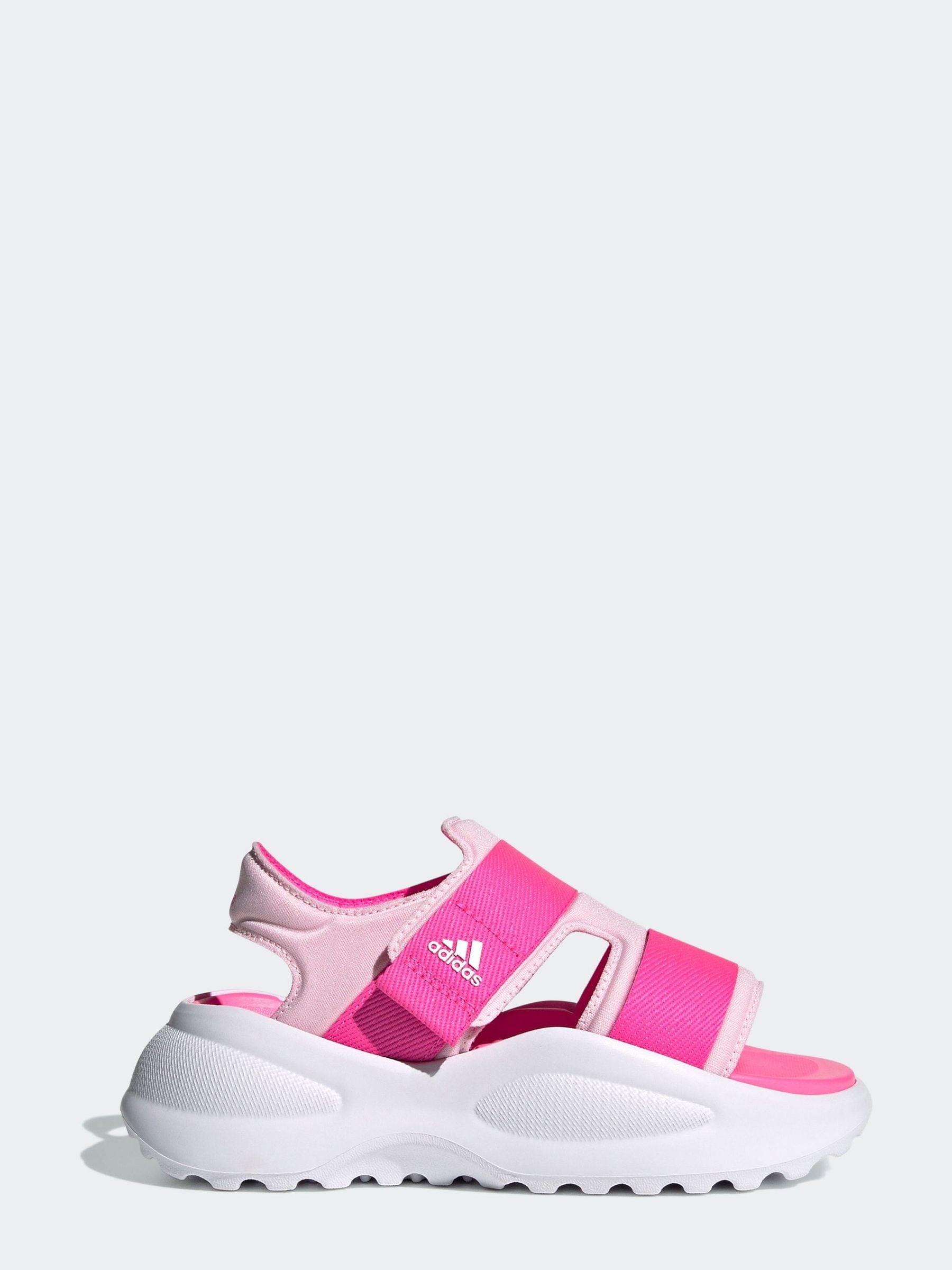 Buy adidas Pink Kids Mehana Sandals from Next Luxembourg
