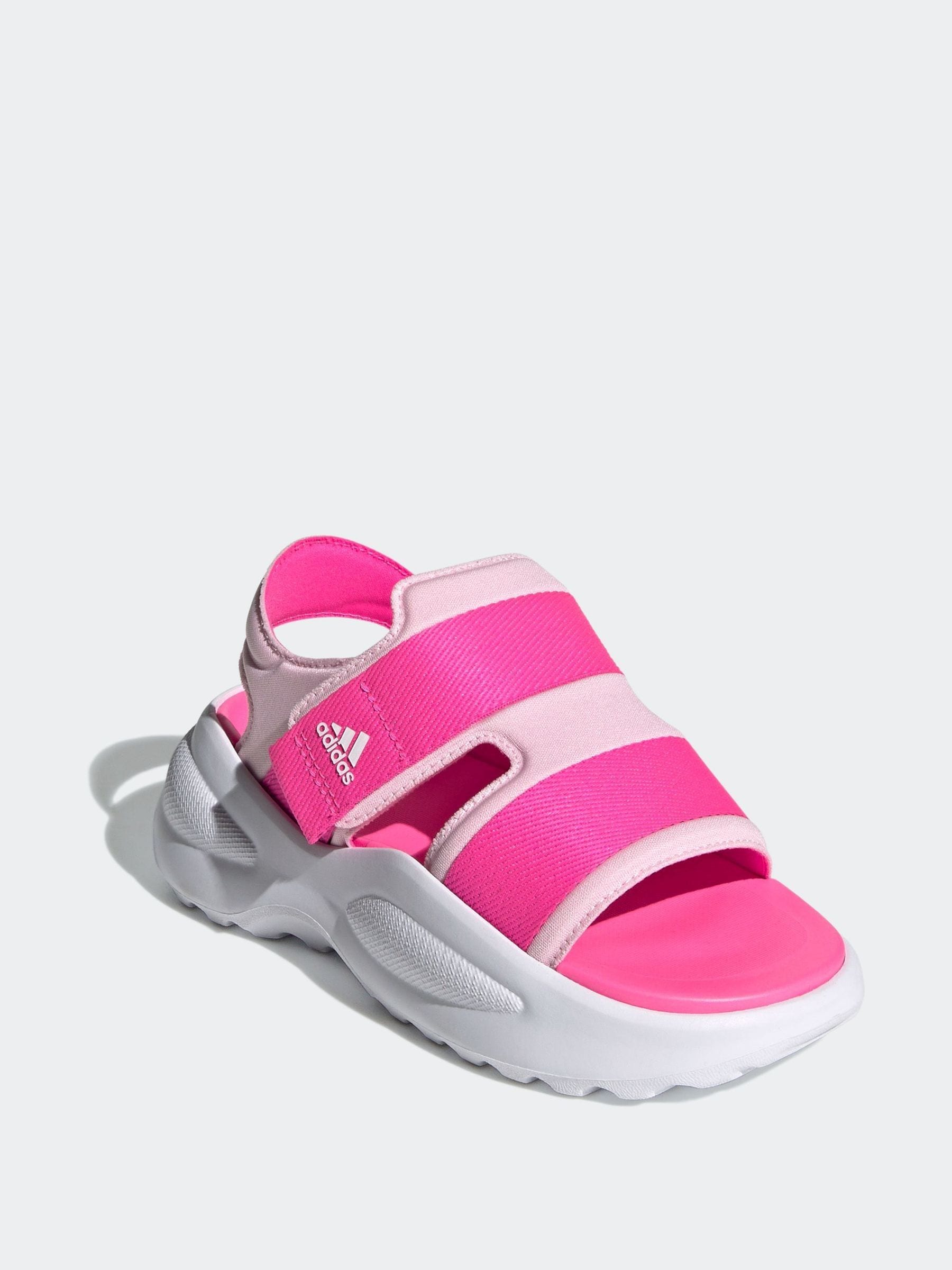 Buy adidas Pink Kids Mehana Sandals from Next Luxembourg