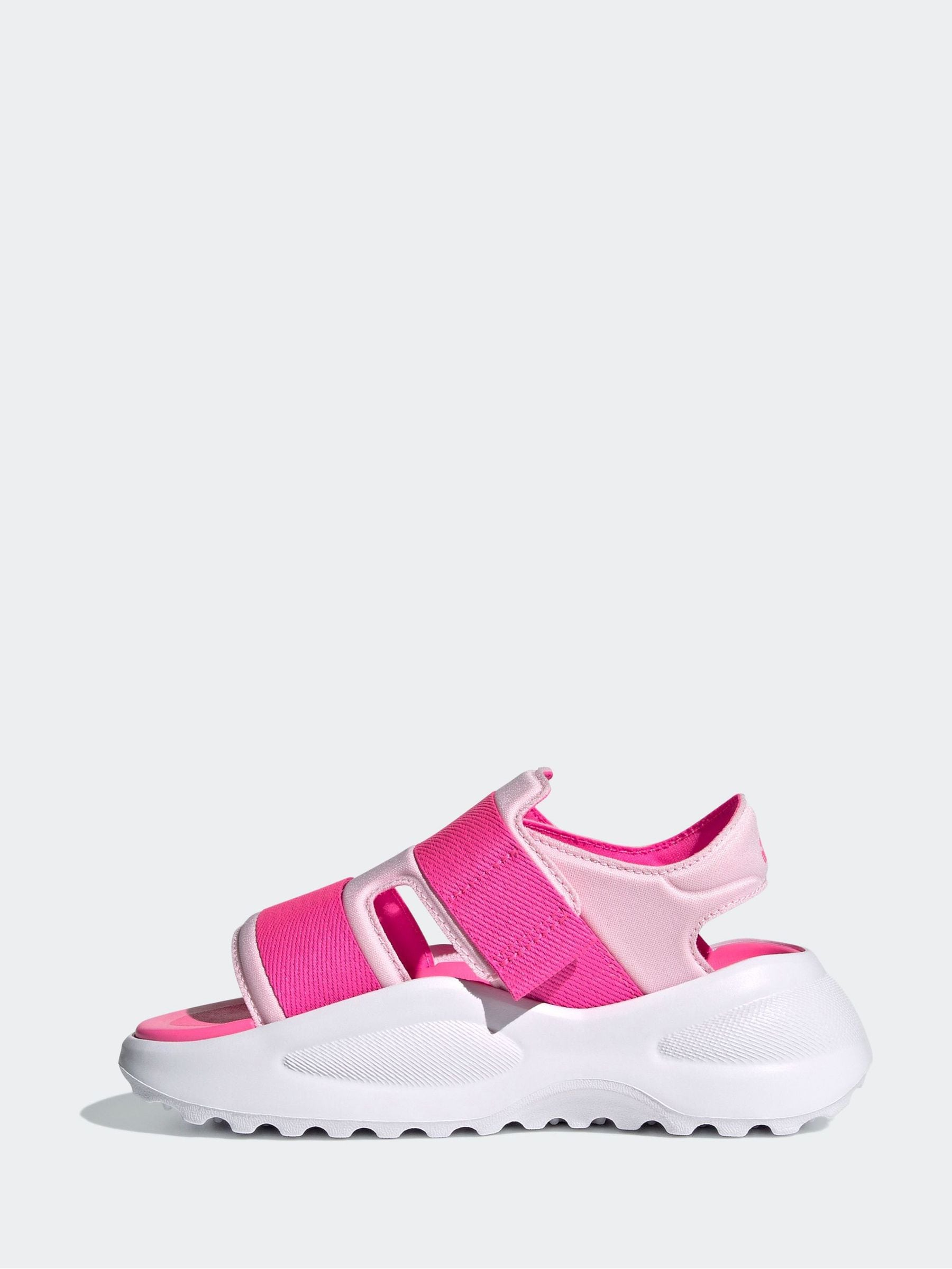 Buy adidas Pink Kids Mehana Sandals from Next Luxembourg