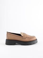 Neutral Extra Wide Fit Forever Comfort Chunky Loafers - Image 2 of 6