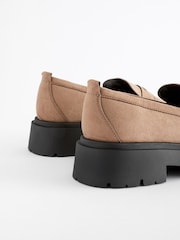 Neutral Extra Wide Fit Forever Comfort Chunky Loafers - Image 4 of 6