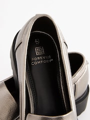 Pewter Siva - Mokasini z debelim podplatom Forever Comfort - Slika 3 iz 4