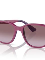 Lila - Ray-Ban Junior RJ9078S Sonnenbrillen - Bild 3 von 6