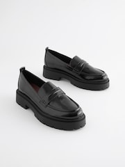 Black Patent Forever Comfort® Chunky Loafers - Image 5 of 8
