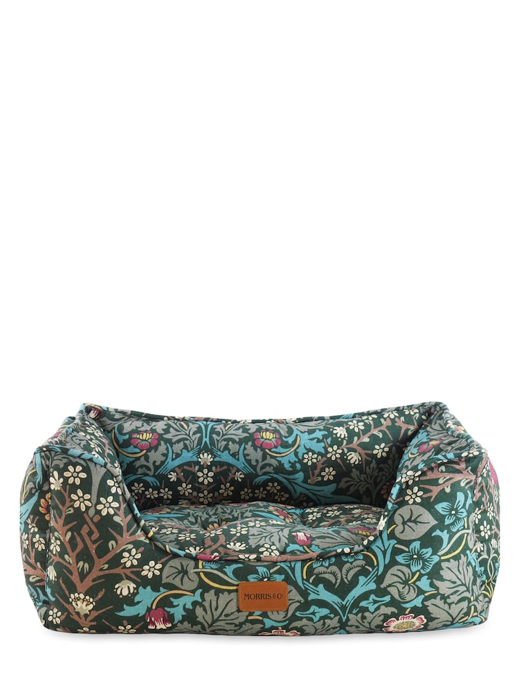 Morris & Co Green Blackthorn Box Pet Bed - Image 2 of 3