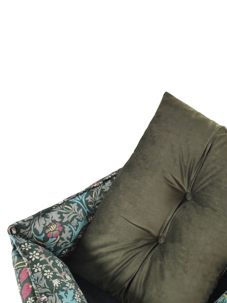 Morris & Co Green Blackthorn Box Pet Bed - Image 3 of 3