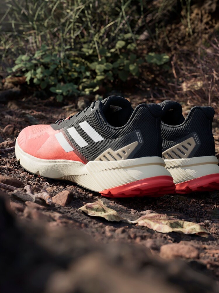 adidas Terrex Orange/ Black Soulstride Trail Running Shoes - Image 16 of 19