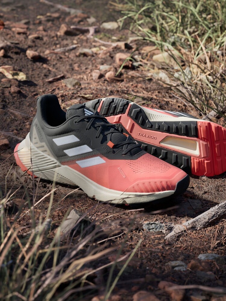 adidas Terrex Orange/ Black Soulstride Trail Running Shoes - Image 18 of 19