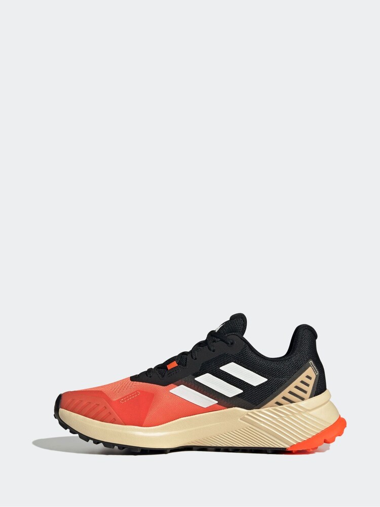 adidas Terrex Orange/ Black Soulstride Trail Running Shoes - Image 3 of 19