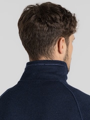 Craghoppers Blue Wole Quarter Zip Top - Image 6 of 7