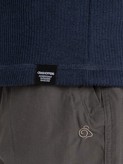 Craghoppers Blue Wole Quarter Zip Top - Image 7 of 7
