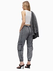 AllSaints Grey Frieda Denim Trousers - Image 2 of 7