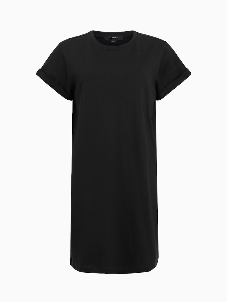 AllSaints Black Anna Mini Dress - Image 6 of 6