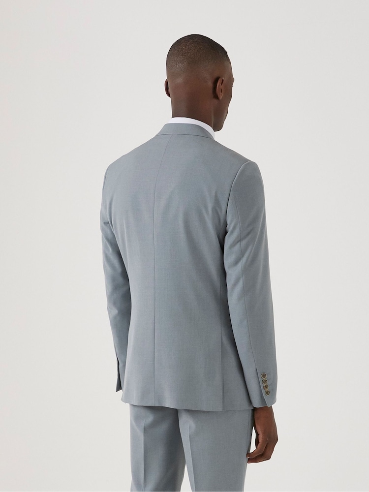 Skopes Sultano Blue Slim Fit Suit: Jacket - Image 2 of 4