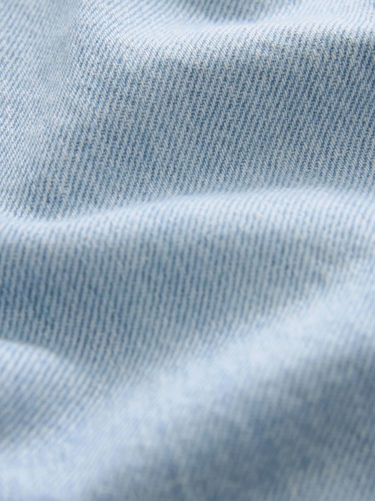 Mid Blue Denim Hourglass Loose Wide Leg Jeans - Image 8 of 8