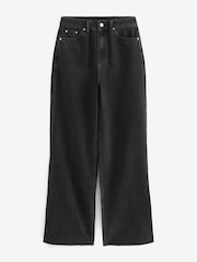 Black Loose Wide Leg Jeans - Image 5 of 6