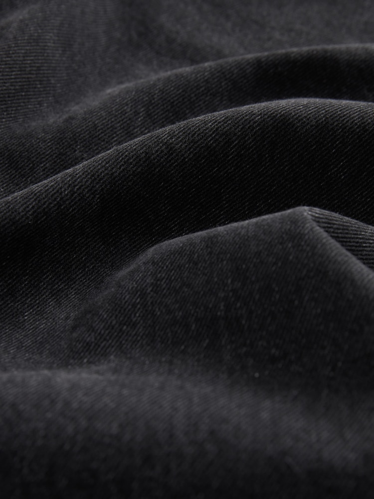 Black Loose Wide Leg Jeans - Image 6 of 6