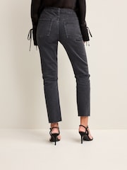 Black Comfort Stretch Straight Jeans - Image 3 of 6