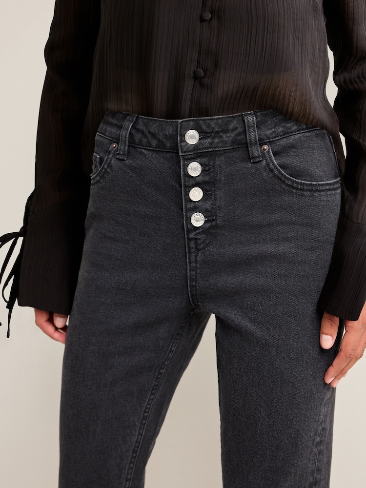 Noir - Jeans droite Comfort Stretch - Image 4 of 6