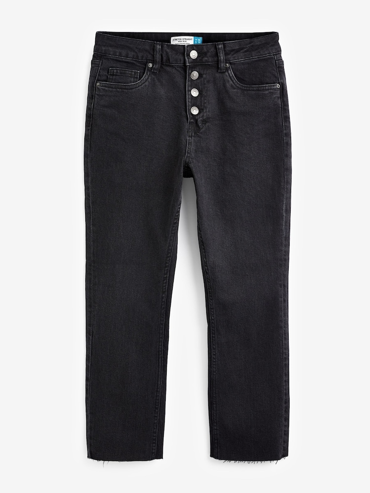 Noir - Jeans droite Comfort Stretch - Image 5 of 6