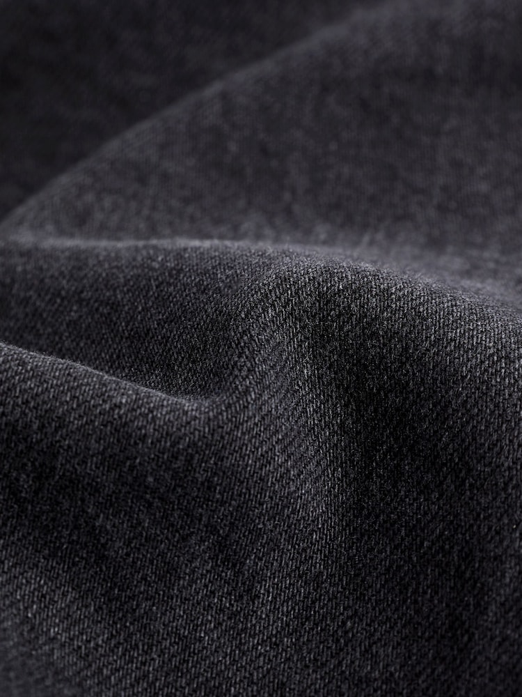 Black Comfort Stretch Straight Jeans - Image 6 of 6