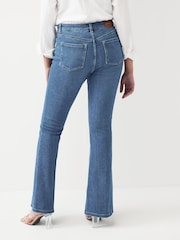 Denim Dark Blue Stretch Flare Hourglass Jeans - Image 2 of 7