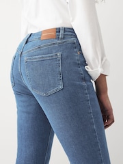 Denim Dark Blue Stretch Flare Hourglass Jeans - Image 6 of 7