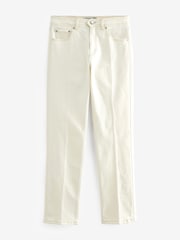 Stone Cream Straight Leg Jeans - Image 1 of 3