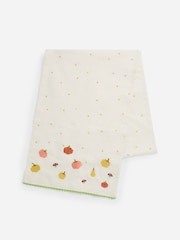Natural Embroidered Pumpkin 100% Cotton Table Runner - Image 3 of 3