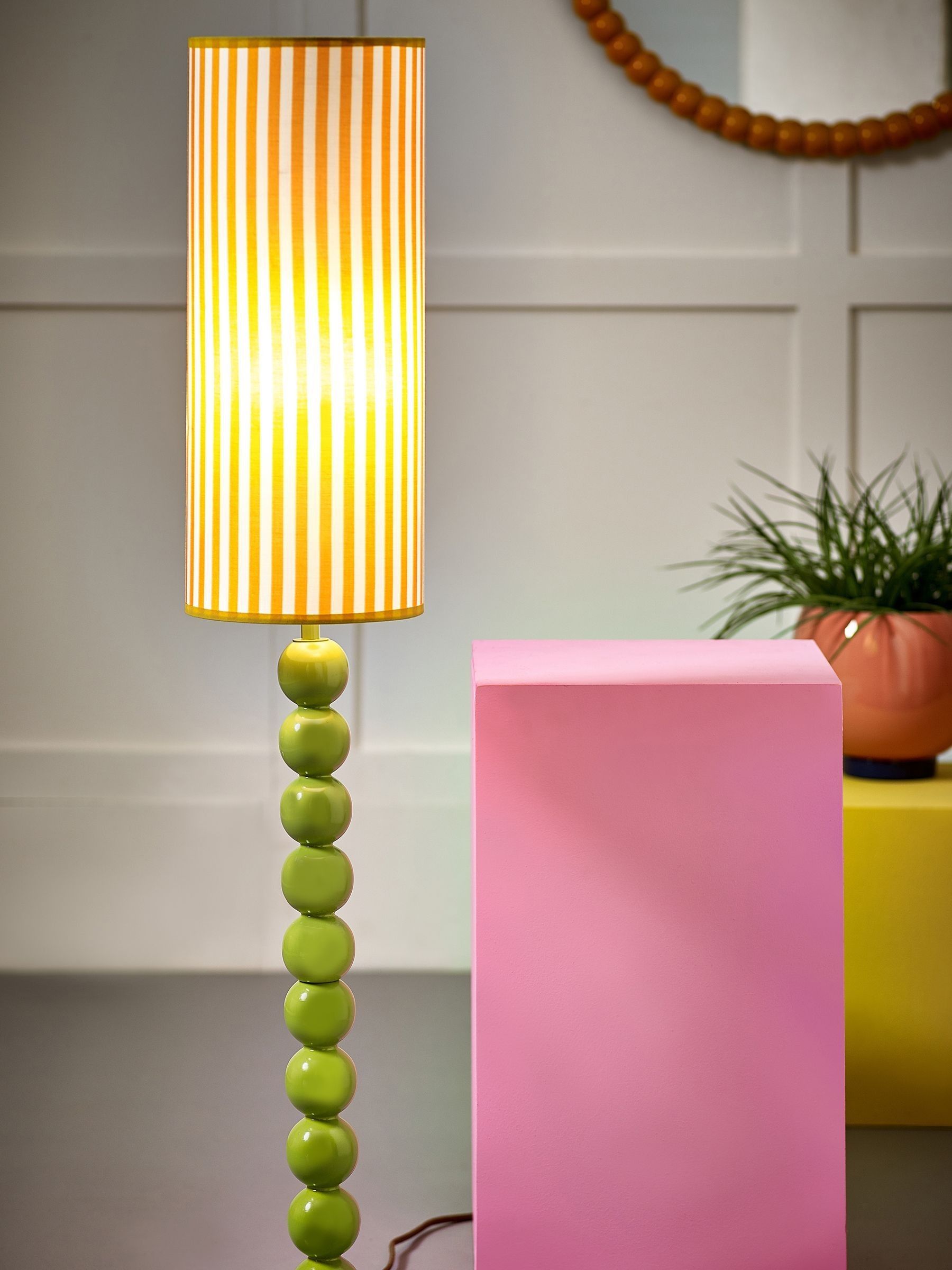 Next yellow lamp outlet