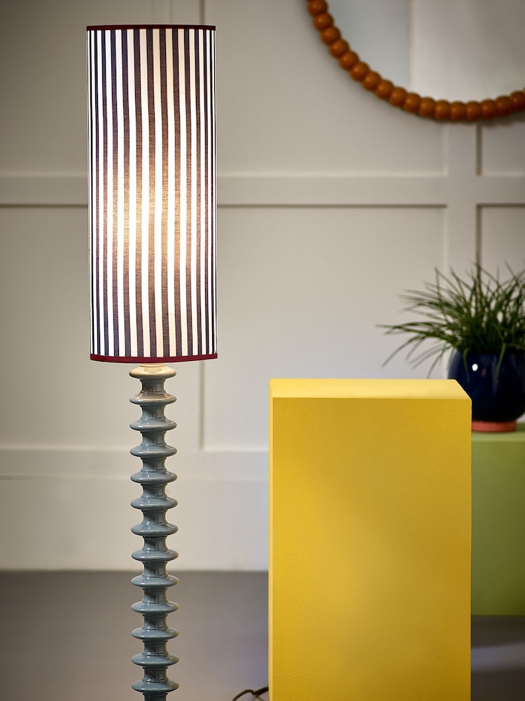 Novogratz Blue Eleanor Floor Lamp - Image 1 of 6 Novogratz Blue Eleanor Floor Lamp - Image 1 of 6