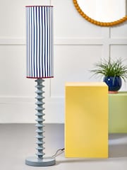 Novogratz Blue Eleanor Floor Lamp - Image 2 of 6
