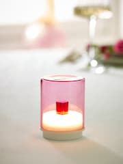 Indigo Owl Pink Small Gem Wireless Table Lamp - Image 2 of 5