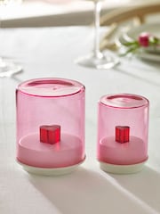 Indigo Owl Pink Small Gem Wireless Table Lamp - Image 4 of 5