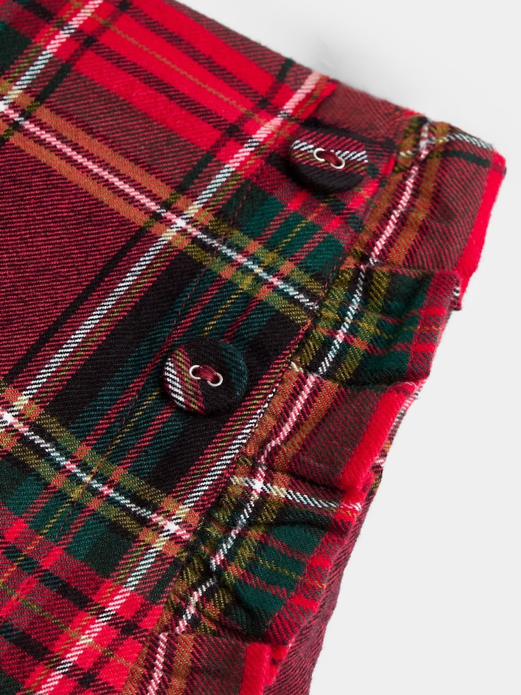 JoJo Maman Bébé Tartan Skort And Jersey Embroidered Top - Bild 7 av 7 JoJo Maman Bébé Tartan Skort And Jersey Embroidered Top - Bild 7 av 7