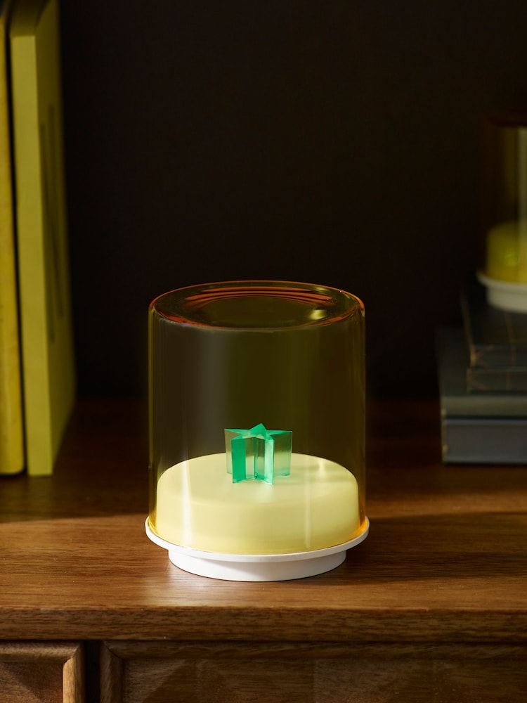 Indigo Owl Yellow Gem Wireless Table Lamp - Image 2 of 5