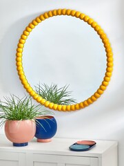 Novogratz Yellow Bobbly Mirror - Image 1 of 4