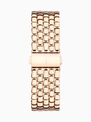 Accurist Ladies Rose Gold Tone Rectangle Stainless Steel Bracelet 26mm Watch - Image 3 of 6