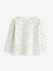 Cream nevtralna Apple - Znak dolg rokav; z dolgimi rokavi Cotton majica 3 komplet (3m-7let) - Slika 5 iz 6