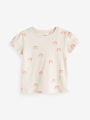 Pink Unicorn 100% Cotton Short Sleeve T-Shirts 4 Pack (3mths-7yrs) - Image 5 of 7