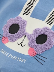 Blue Bunny Character 100% Cotton Short Sleeve T-Shirts 4 Pack (3mths-7yrs) - Image 5 of 5