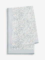Clarke and Clarke Mineral Grey William Morris Designs Willow Boughs 100% Cotton Table Cloth - Image 2 of 2