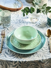 Clarke and Clarke Teal Blue William Morris Designs Willow Boughs 12 Piece Set - Image 1 of 2