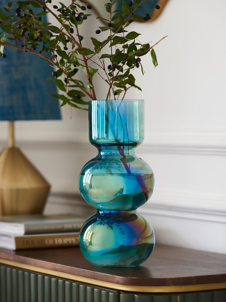 Clarke and Clarke Green Bobble Vase - Image 1 of 4