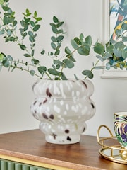 Clarke & Clarke White Confetti Wobble Vase - Image 1 of 3