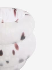 Clarke & Clarke White Confetti Wobble Vase - Image 3 of 3