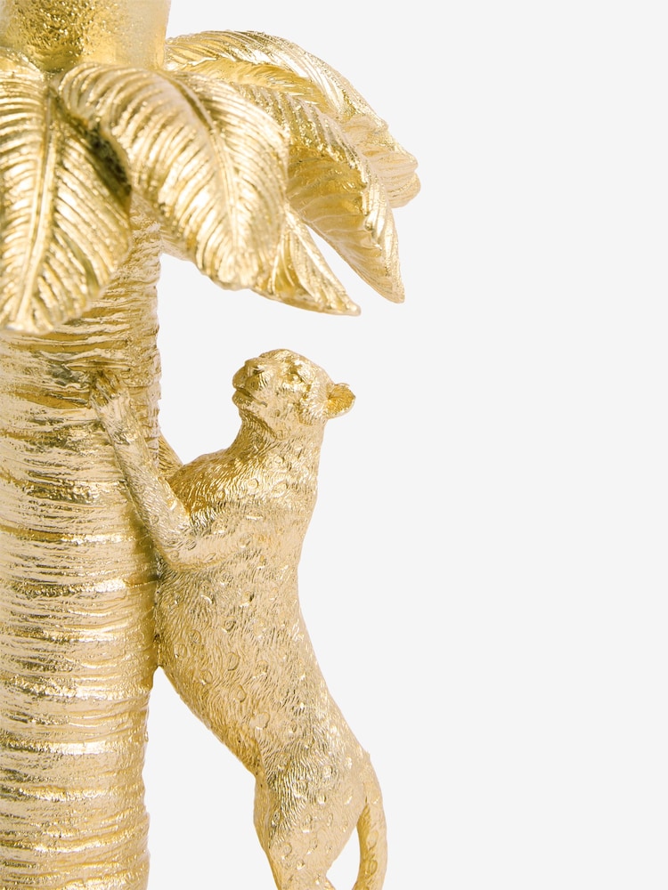 Clarke & Clarke Gold Taper Candle Holder - Image 3 of 3