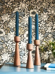 Wooden Set of 3 Taper Candle Holder - Image 1 of 2