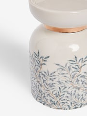 William Morris Cream Leaf Candle Holder - Image 4 of 4